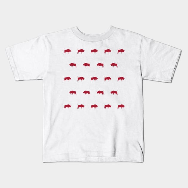 Houston | Red Bull Kids T-Shirt by HalamoDesigns